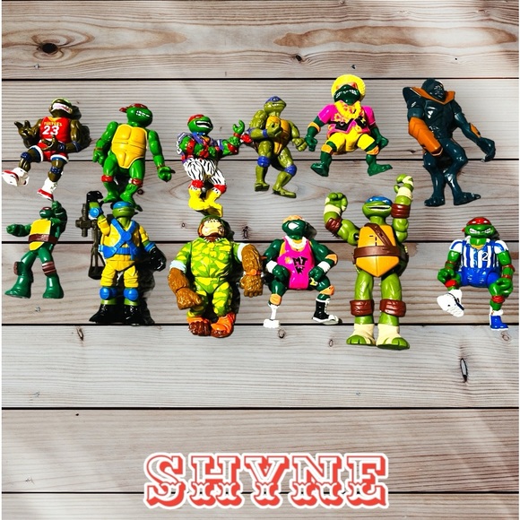 ⭐️ 🐢 Vintage ninja Turtle figurines 🐢 ⭐️ - Picture 1 of 16